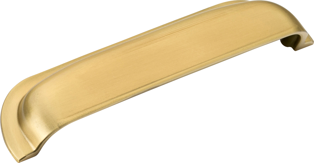 Hampton Cup Brushed Satin Brass Door Handle Just Click Kitchens